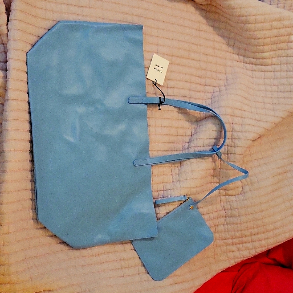 MANSUR GAVRIEL Oversized Tote in color SKY Blue